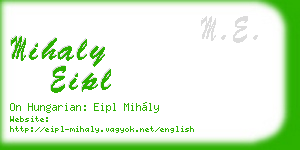 mihaly eipl business card